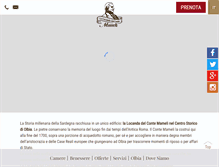 Tablet Screenshot of lalocandadelcontemameli.com